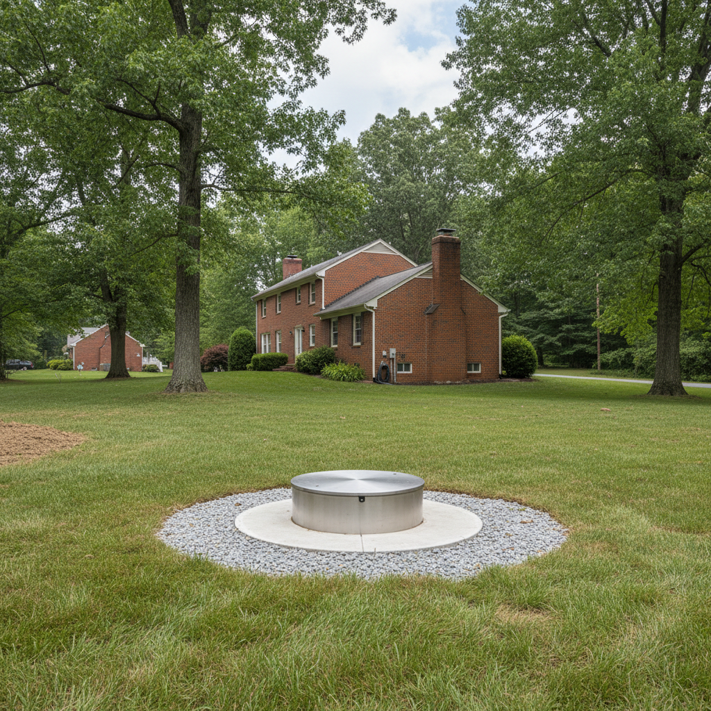 Completed well maintenance work at a residential property in Baltimore, MD