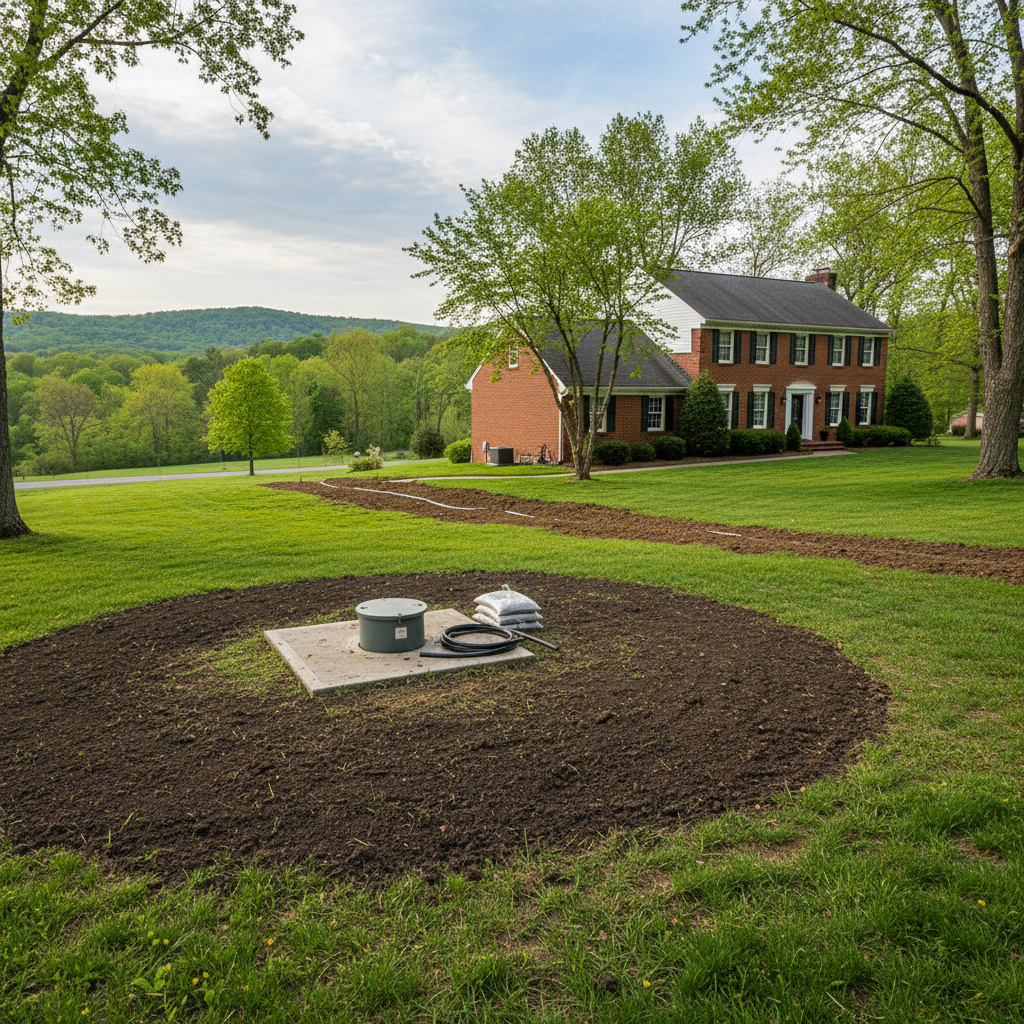 Completed well maintenance work at a residential property in Baltimore, MD