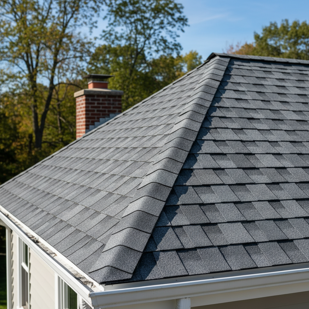 Completed new construction roofing work at a residential property in Lexington, MA