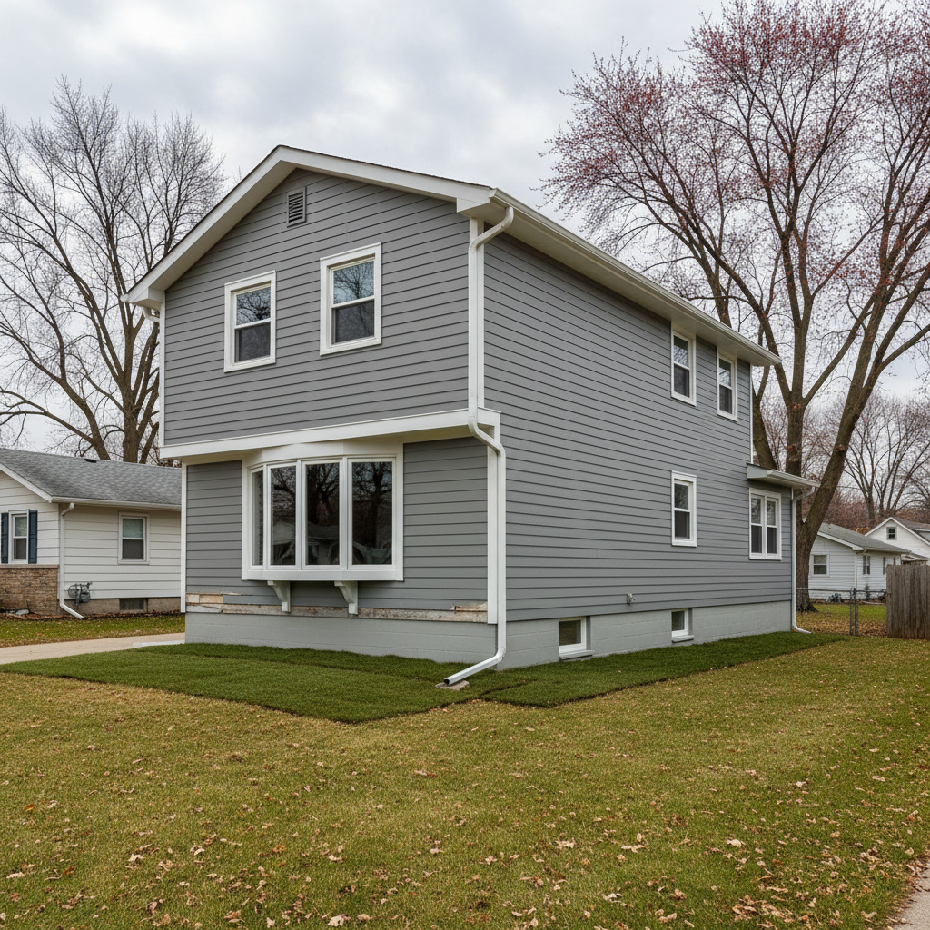 Completed water damage repair work at a residential property in Lincoln Park, MI