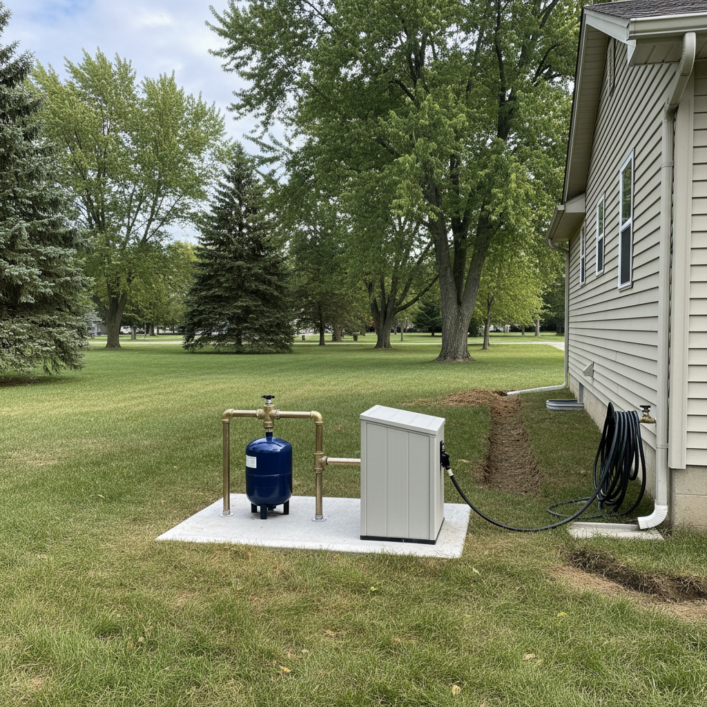 Completed water treatment work at a residential property in Flint, MI