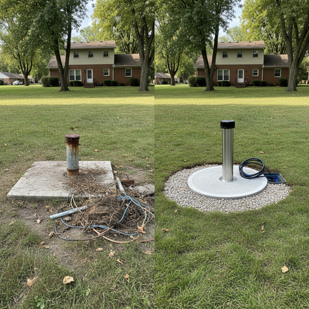 Completed environmental drilling work at a residential property in Flint, MI
