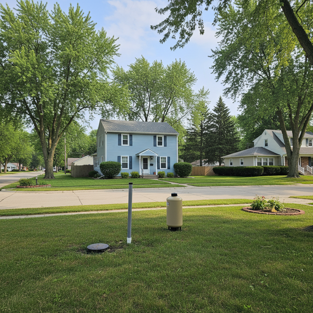 Completed pump repair work at a residential property in Kalamazoo, MI