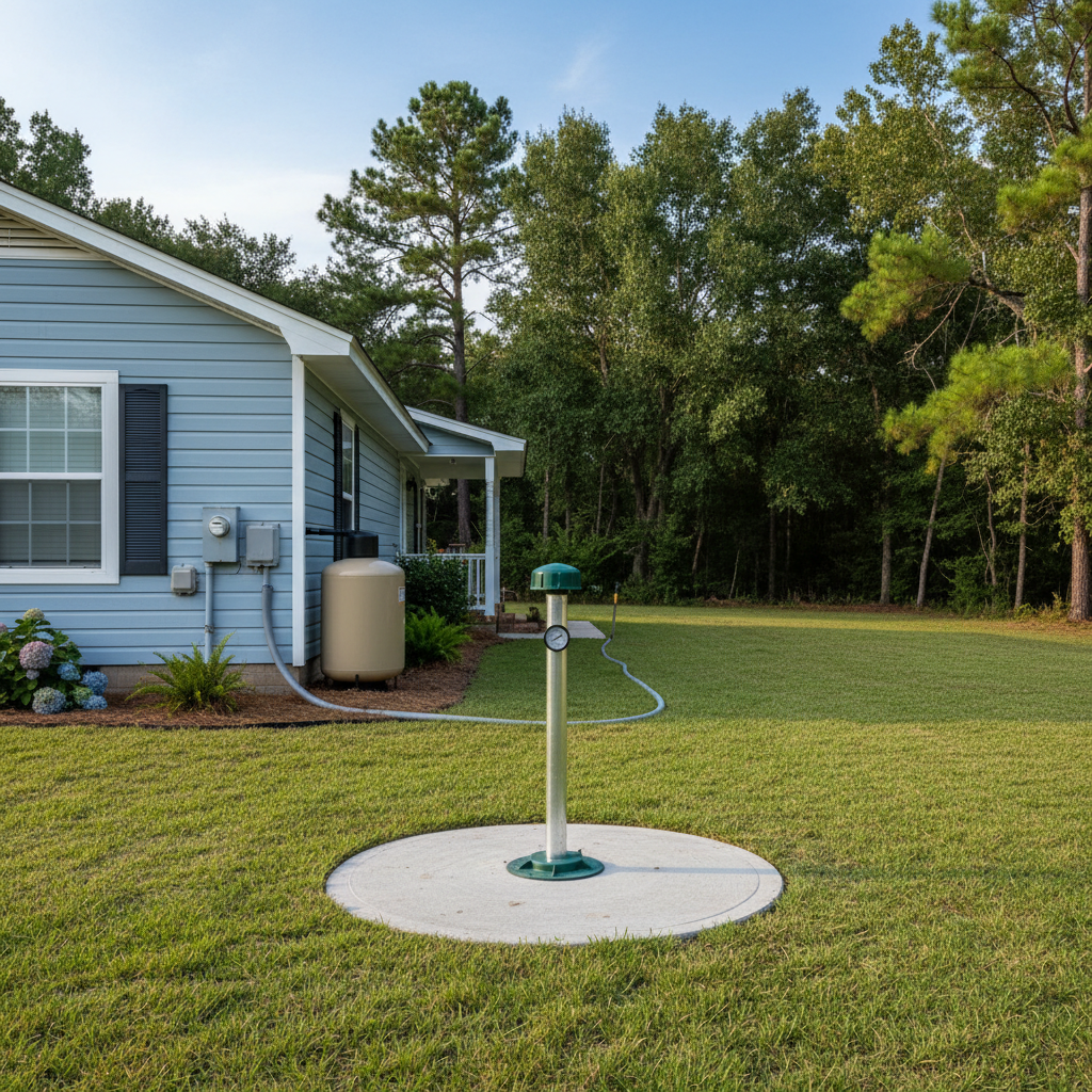 Completed well repair work at a residential property in Gulfport, MS