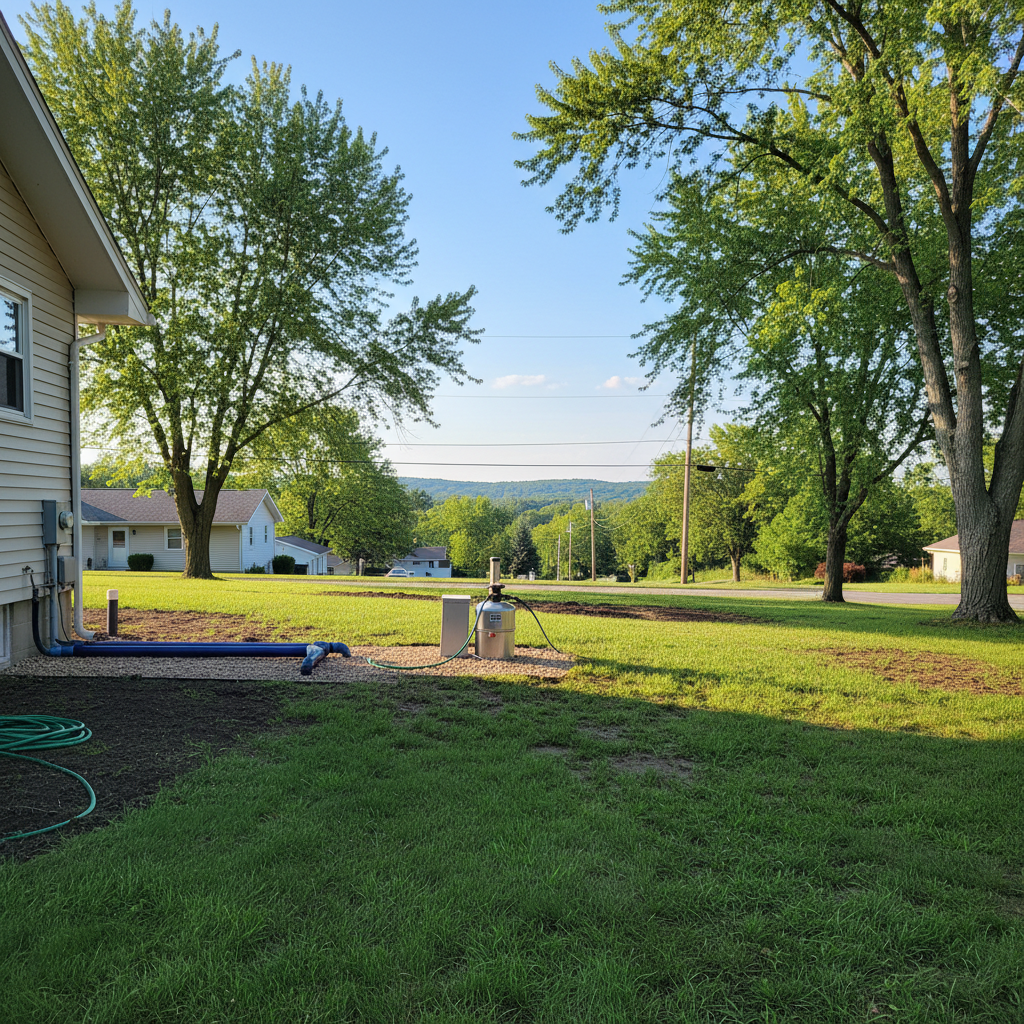 Completed well drilling work at a residential property in Flint, MI