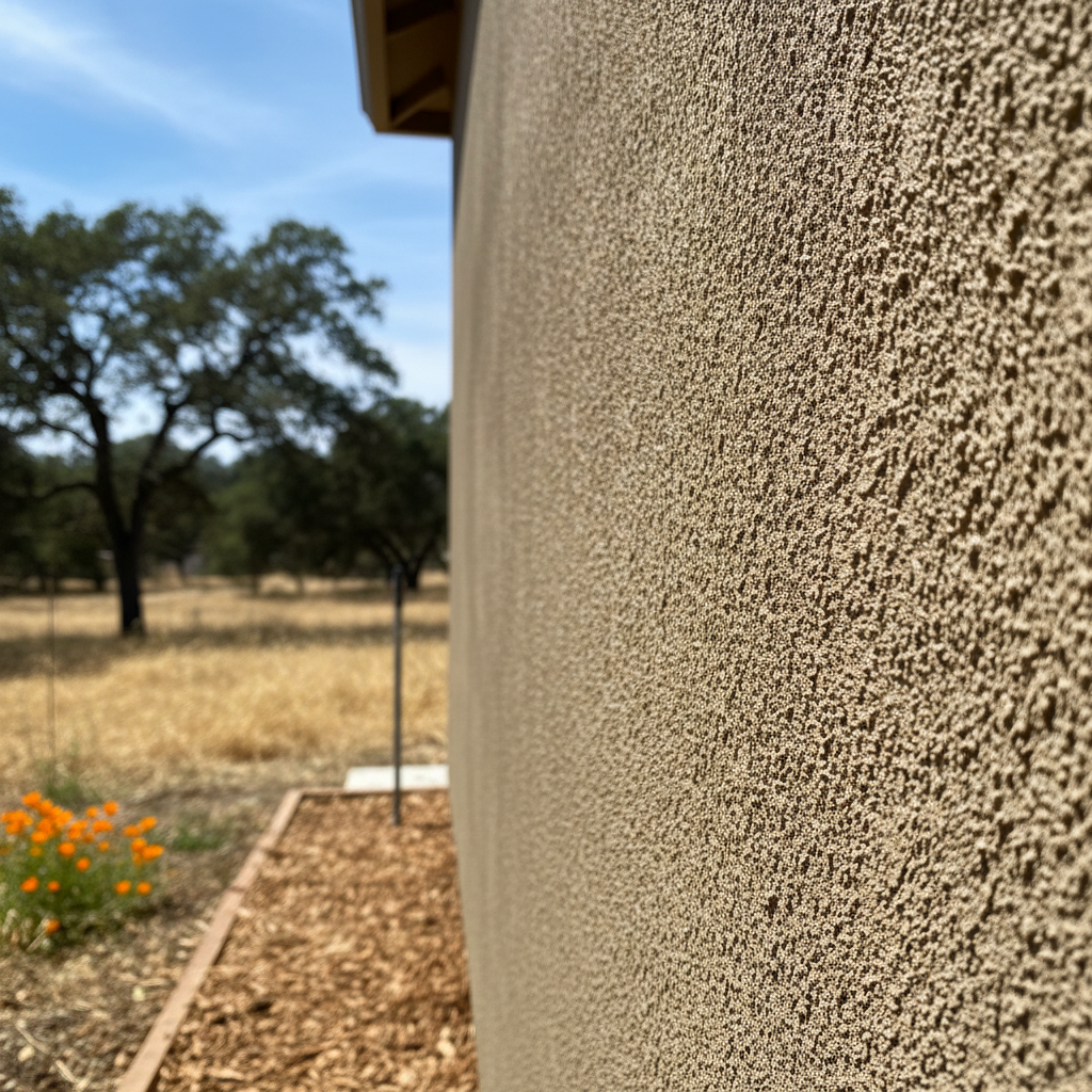 Completed stucco redashing work at a residential property in Chico, CA