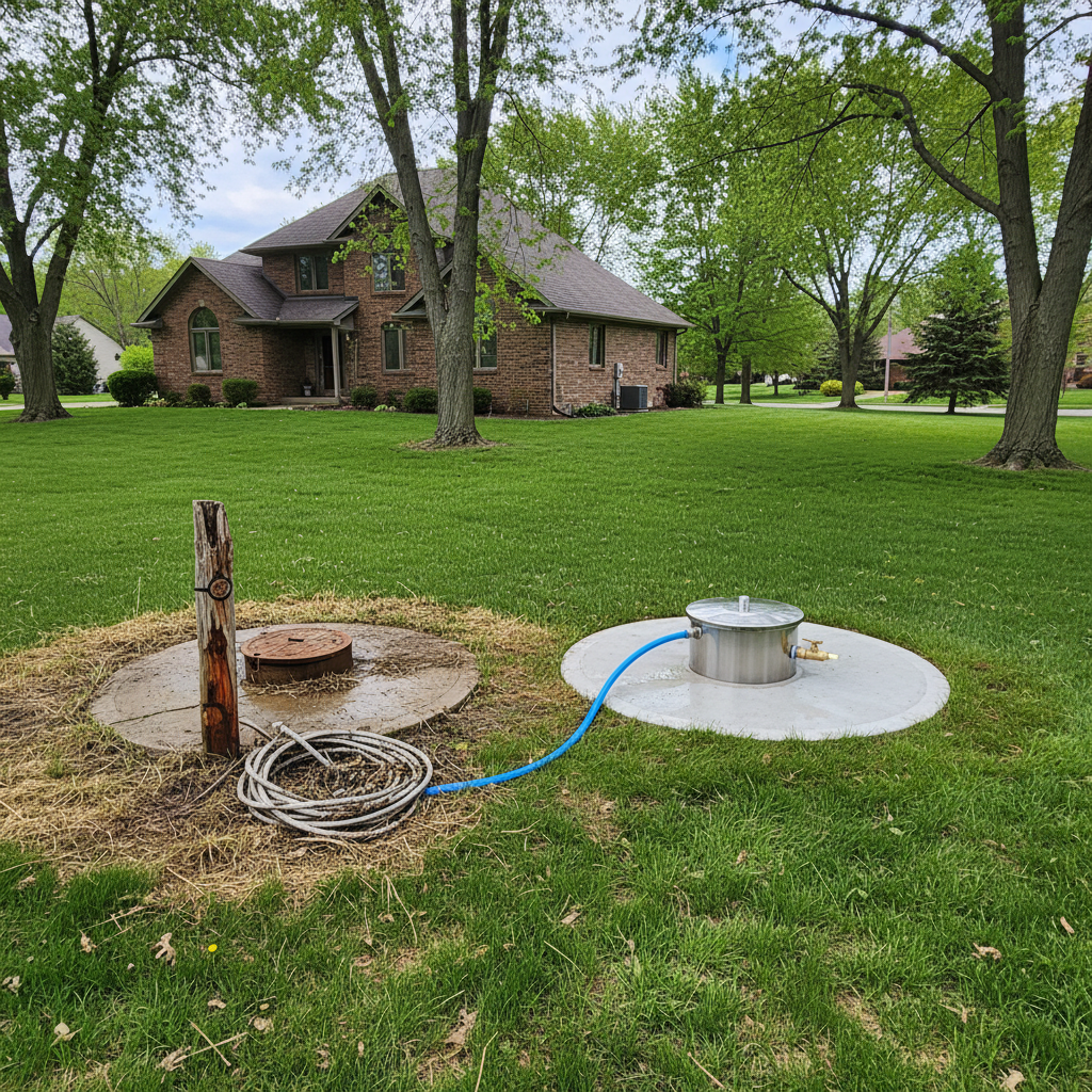 Completed well installation work at a residential property in Kalamazoo, MI