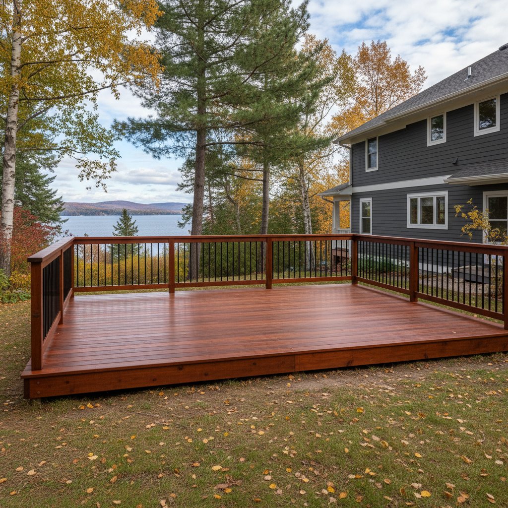 Completed deck painting & staining work at a residential property in Duluth, MN