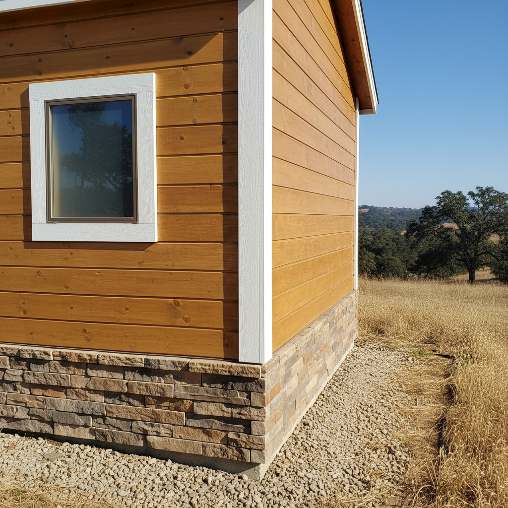 Completed garage design & building work at a residential property in Oakdale, CA