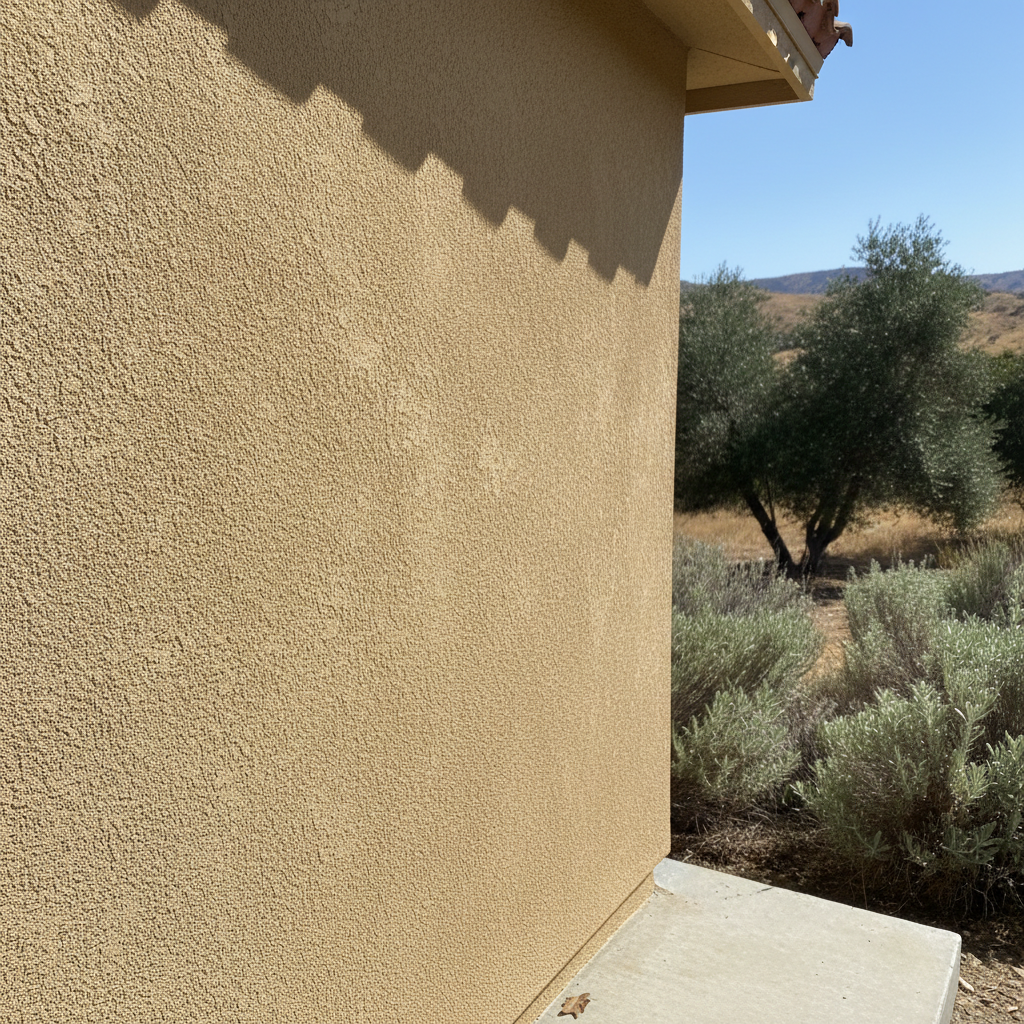 Completed stucco redashing work at a residential property in Burbank, CA