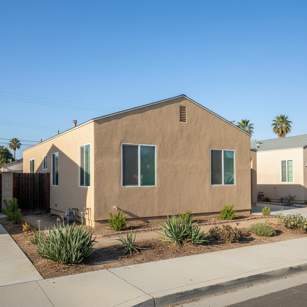 Completed eifs installation work at a residential property in Norwalk, CA