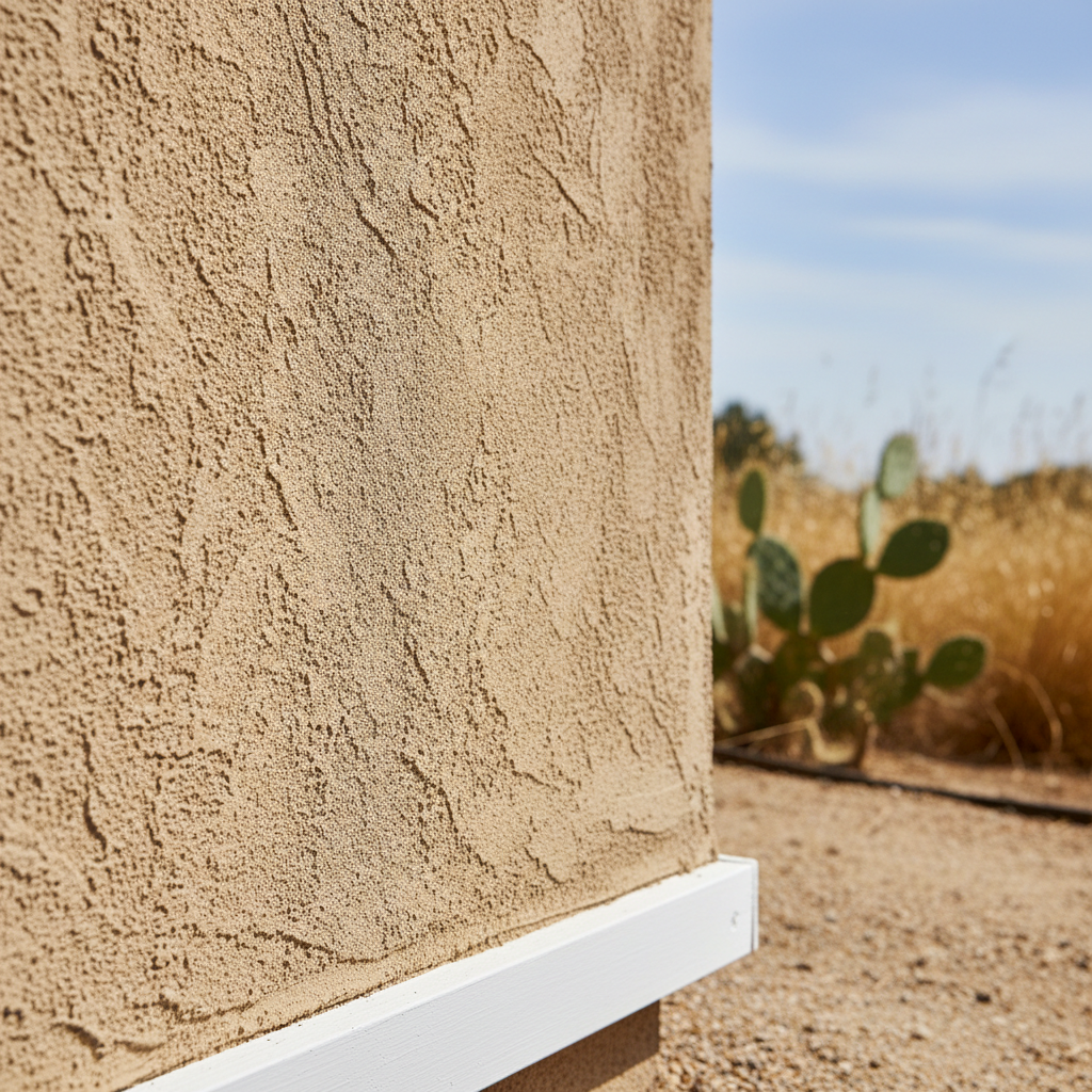 Completed stucco inspection work at a residential property in Rialto, CA
