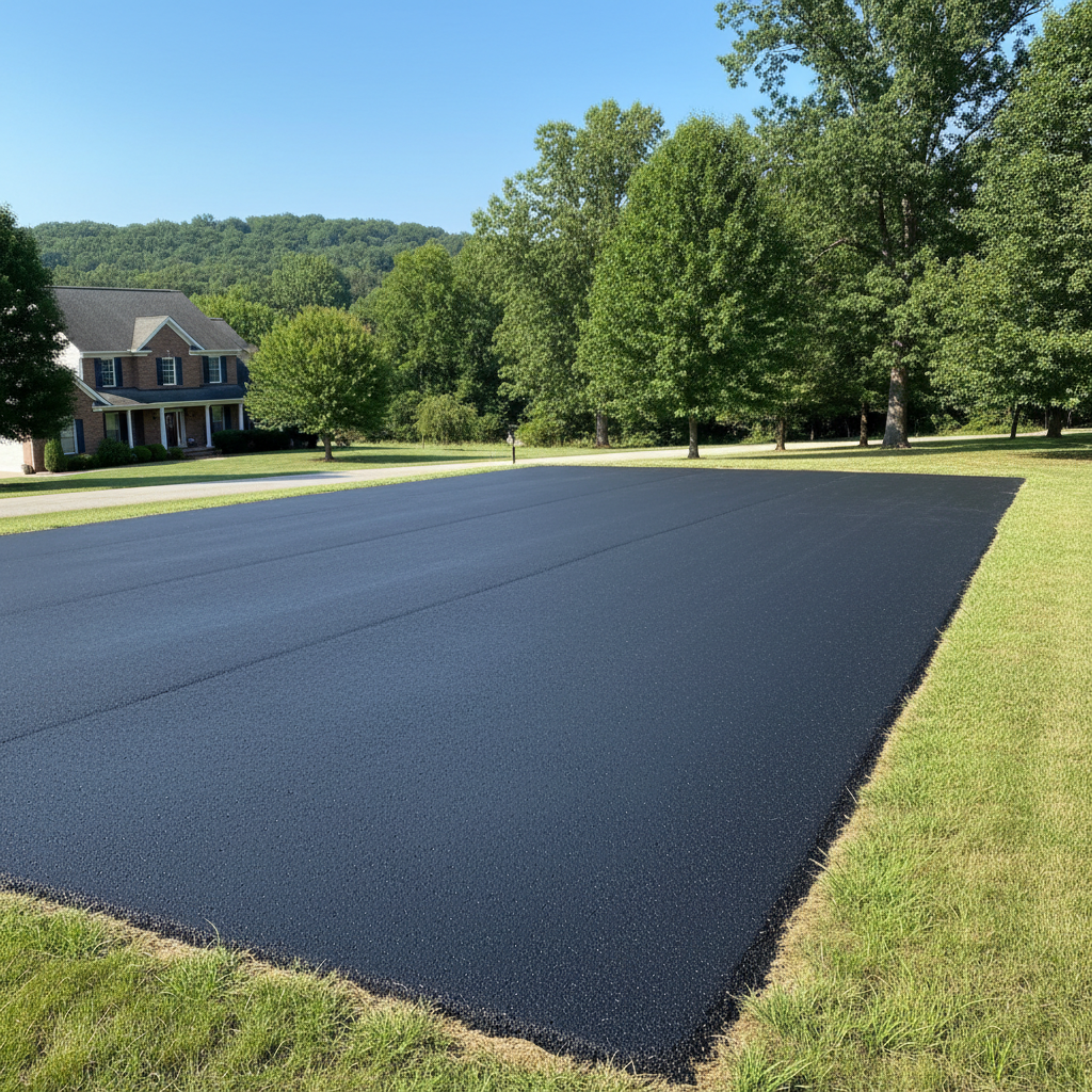 Completed commercial asphalt work at a residential property in Springfield, MO