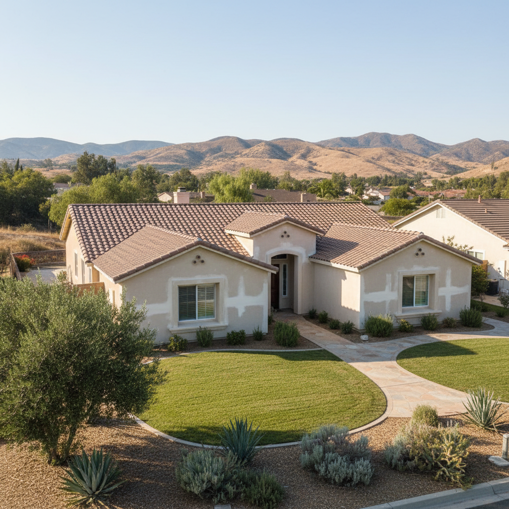 Completed stucco inspection work at a residential property in Santa Clarita, CA