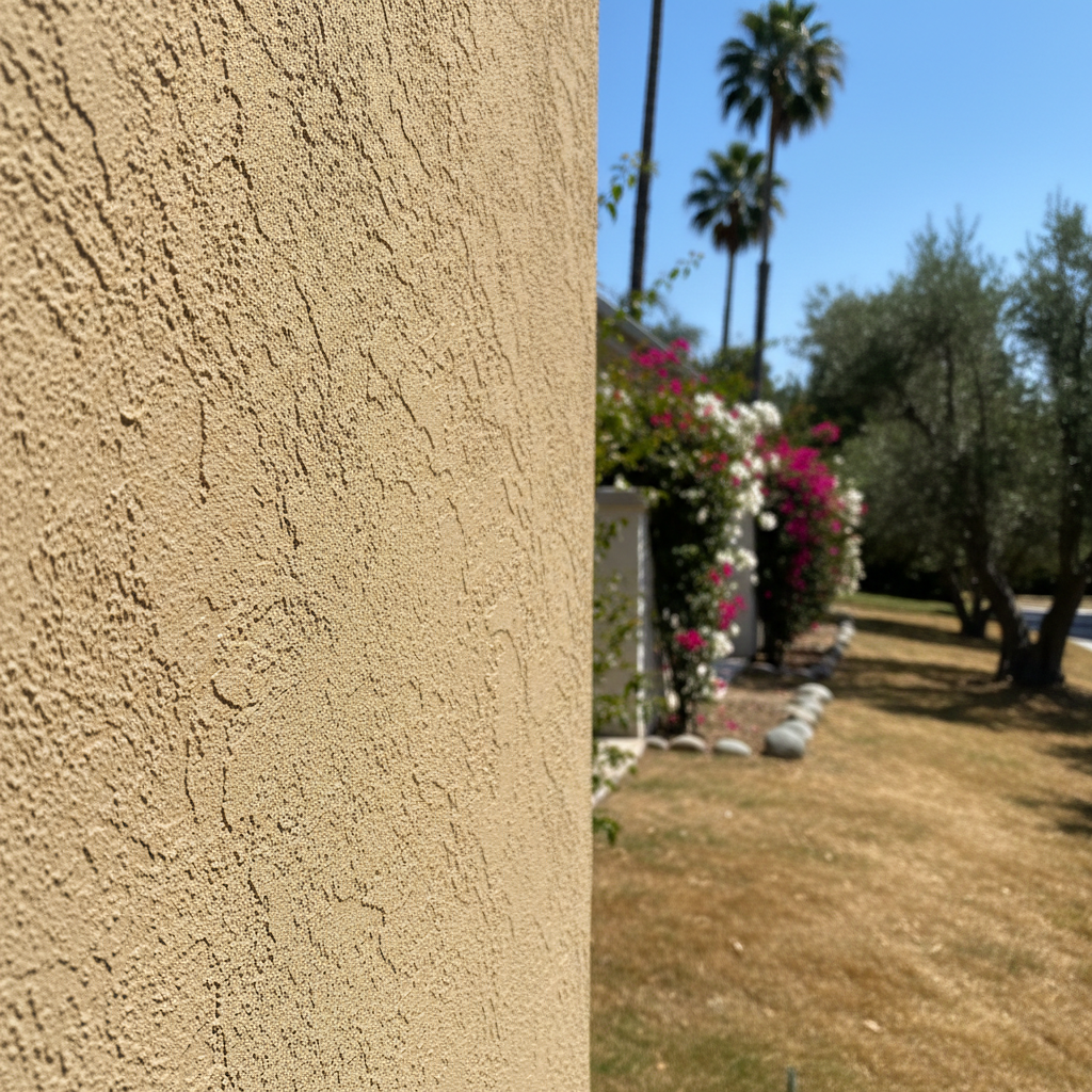 Completed stucco redashing work at a residential property in Beverly Hills, CA