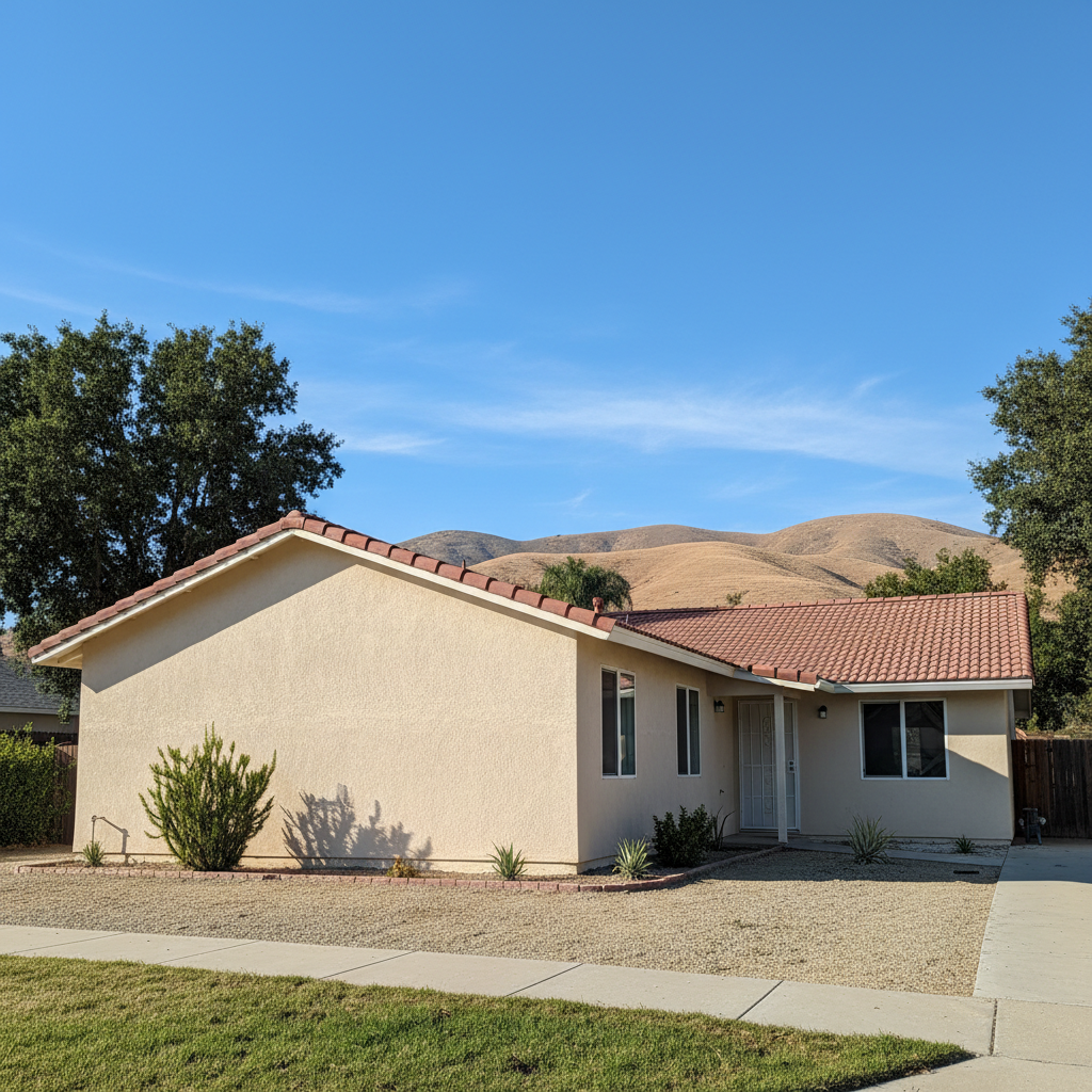 Completed eifs installation work at a residential property in Santa Clarita, CA
