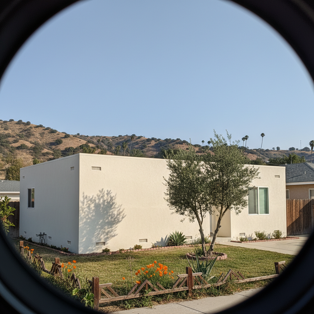 Completed eifs installation work at a residential property in Los Angeles, CA