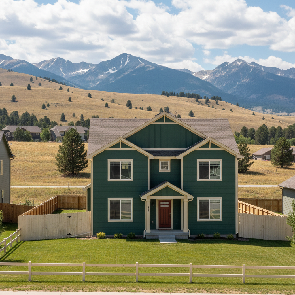 Completed commercial painting work at a residential property in Bozeman, MT