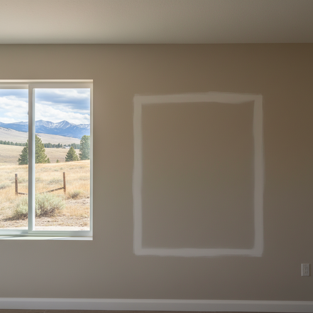 Completed drywall repair and painting work at a residential property in Bozeman, MT