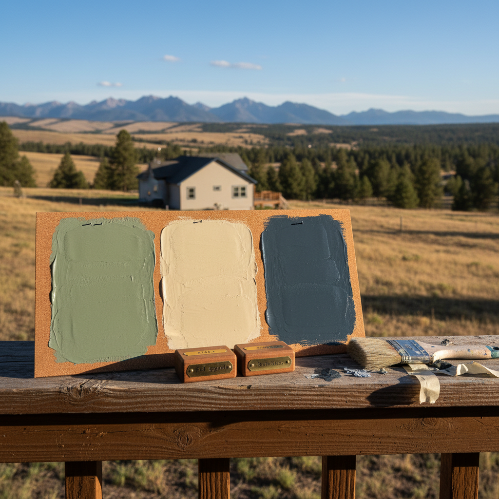Completed color consultation work at a residential property in Great Falls, MT