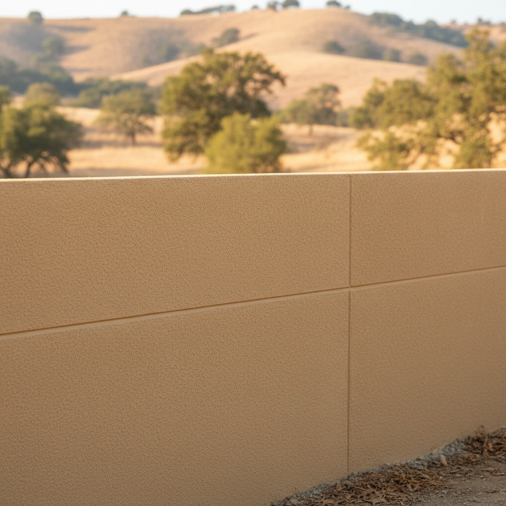 Completed stucco removal work at a residential property in Davis, CA