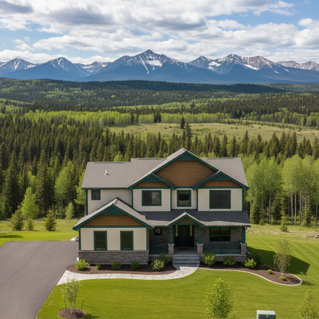 Completed color consultation work at a residential property in Whitefish, MT