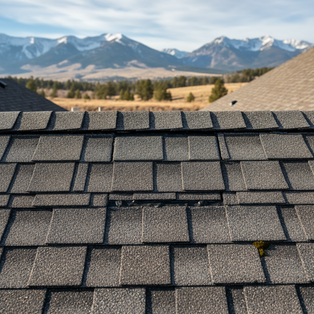 Completed storm damage repair work at a residential property in Bozeman, MT