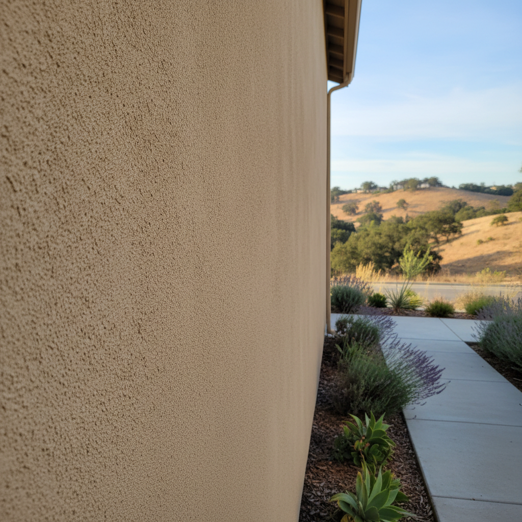 Completed eifs installation work at a residential property in Pittsburg, CA