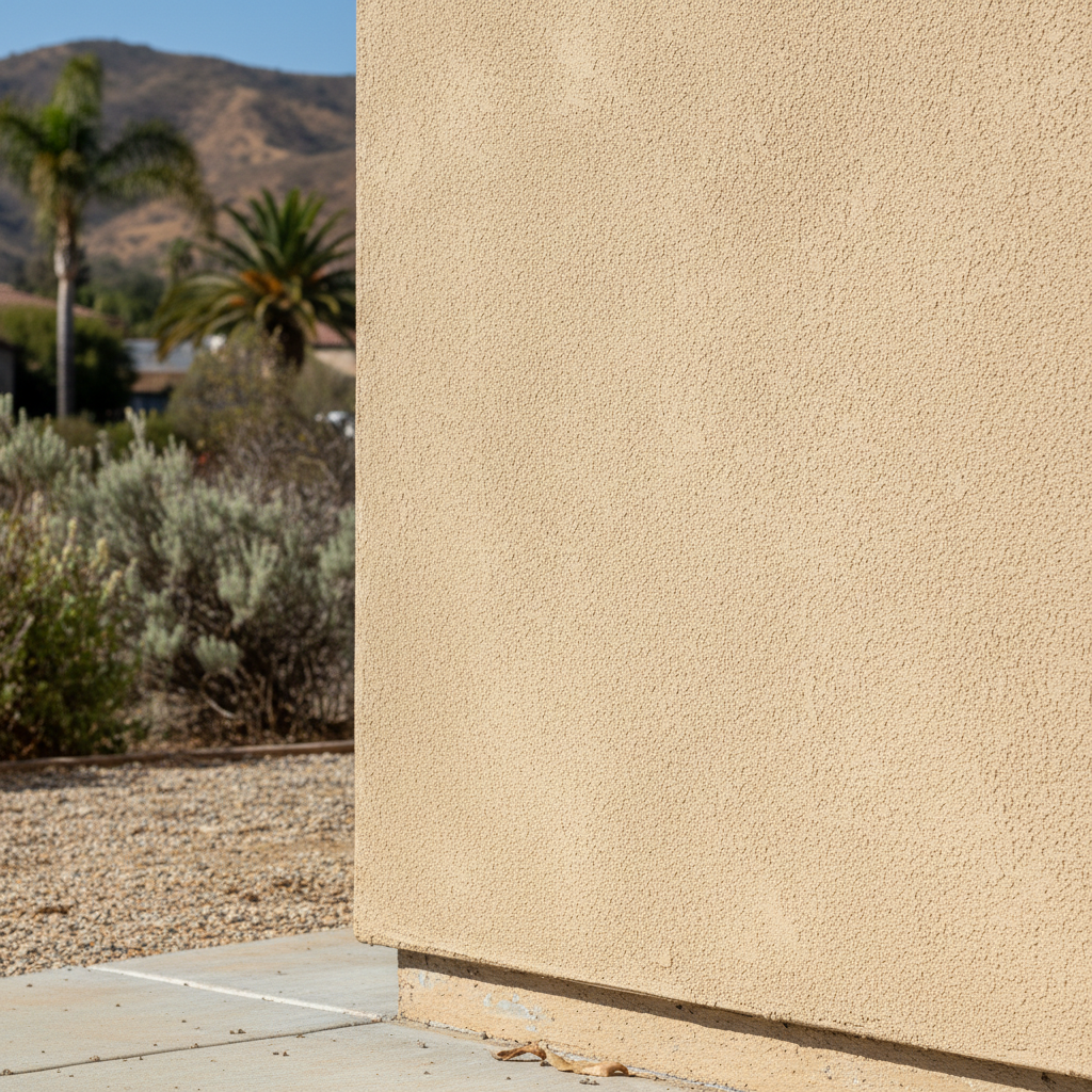 Completed stucco redashing work at a residential property in Chula Vista, CA