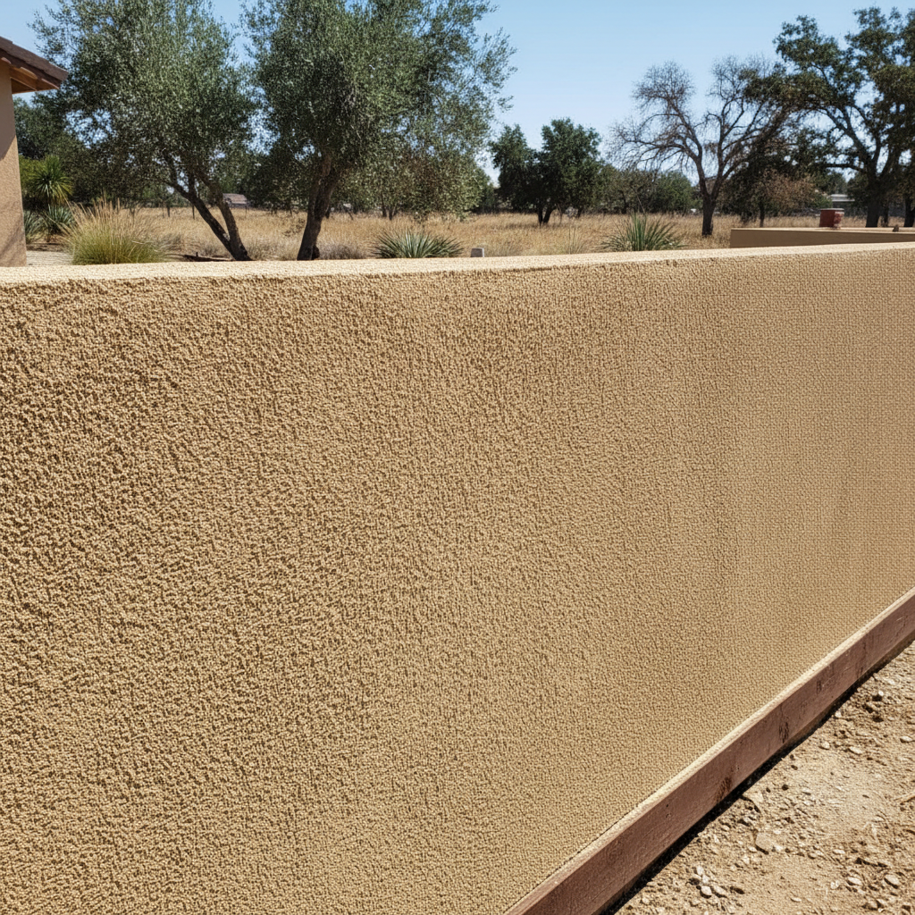 Completed stucco redashing work at a residential property in Clovis, CA