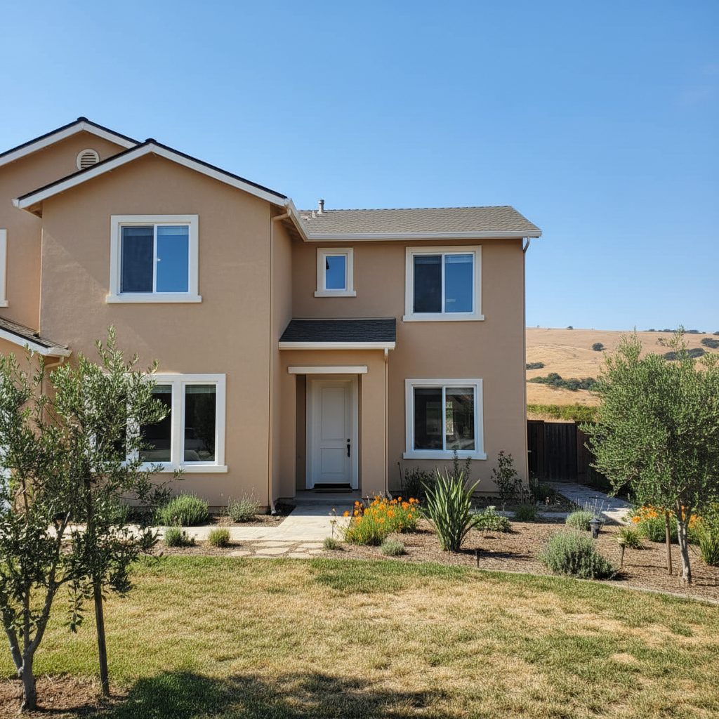 Completed eifs installation work at a residential property in Antioch, CA