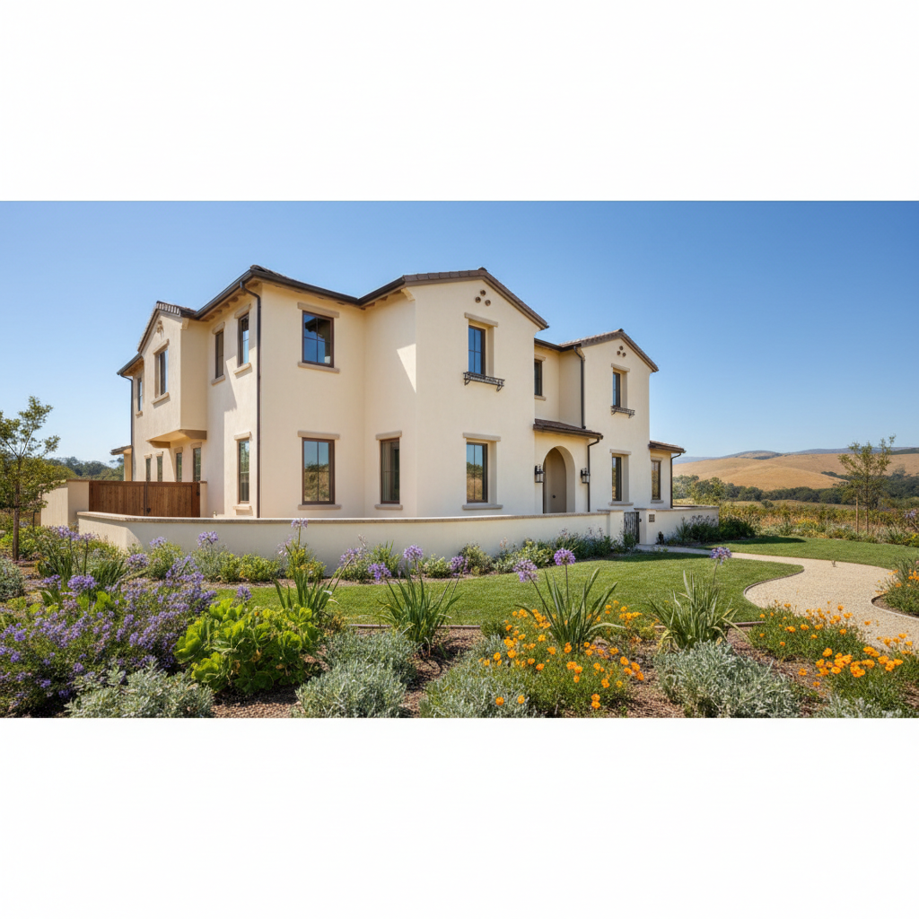 Completed commercial stucco work at a residential property in Pittsburg, CA