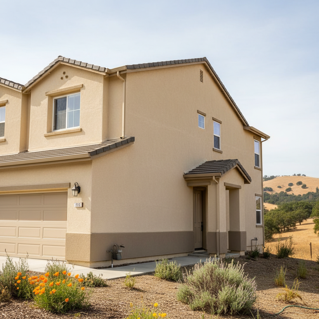 Completed eifs installation work at a residential property in Antioch, CA