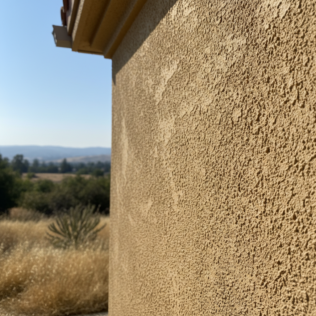 Completed stucco inspection work at a residential property in Fairfield, CA