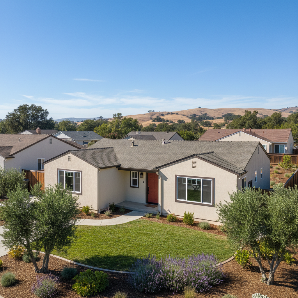 Completed stucco redashing work at a residential property in Concord, CA