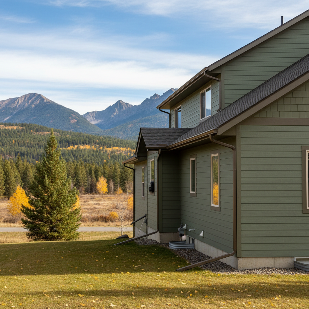 Completed gutter system inspection work at a residential property in Kalispell, MT