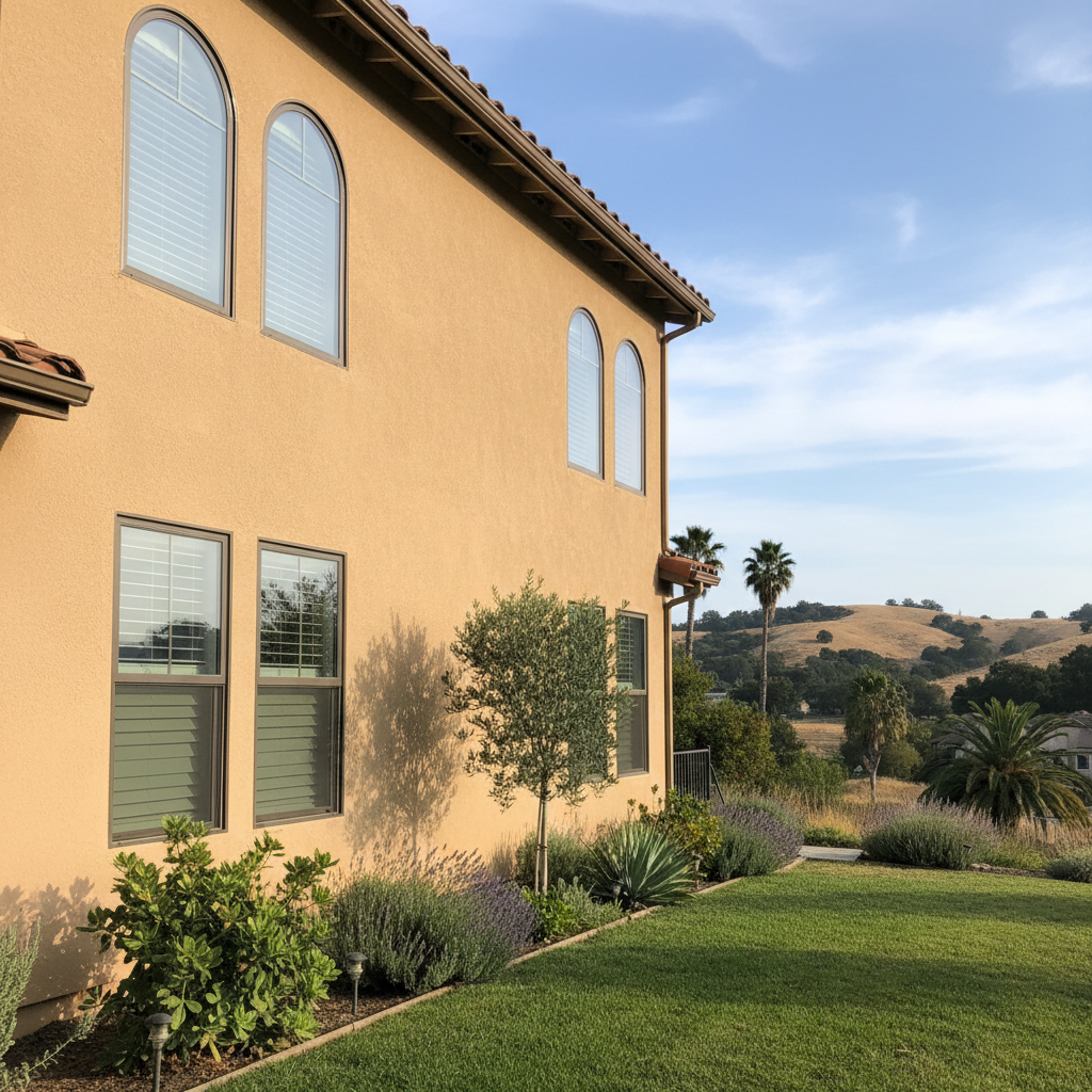Completed eifs installation work at a residential property in Cupertino, CA