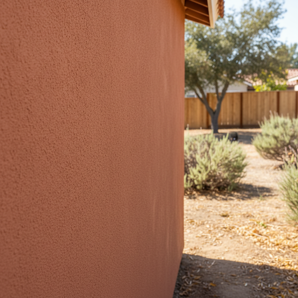 Completed stucco redashing work at a residential property in Concord, CA