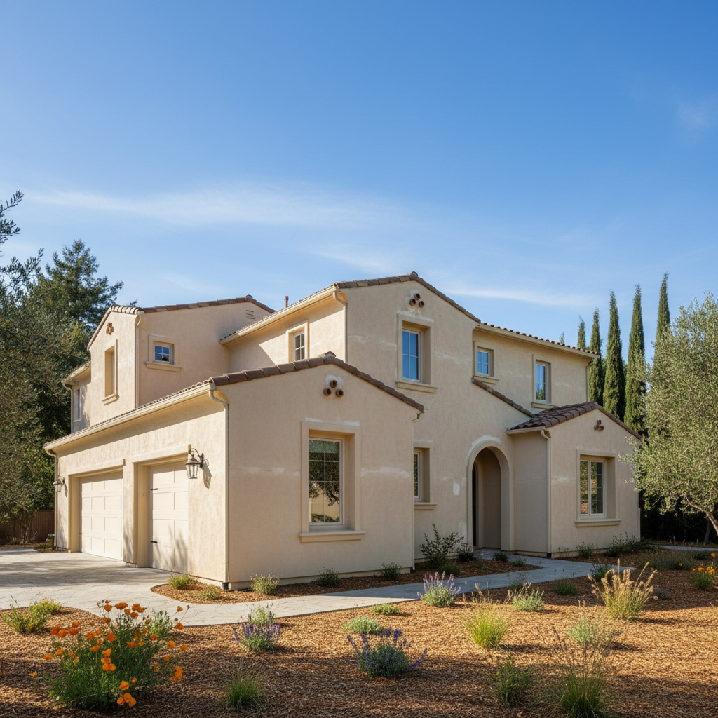 Completed stucco inspection work at a residential property in Saratoga, CA