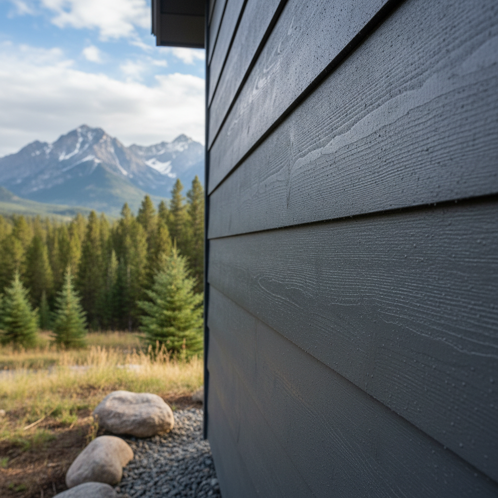 Completed exterior painting work at a residential property in Big Sky, MT