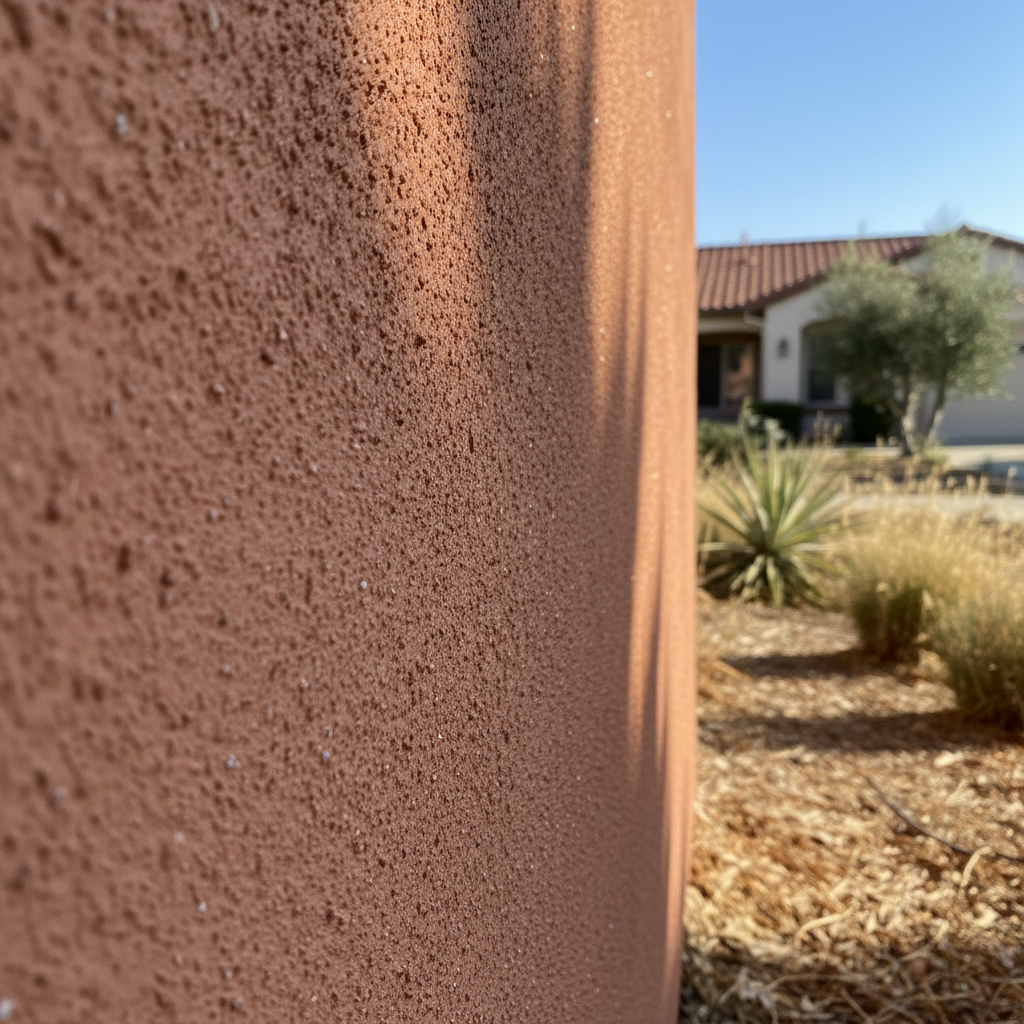Completed stucco redashing work at a residential property in Tracy, CA
