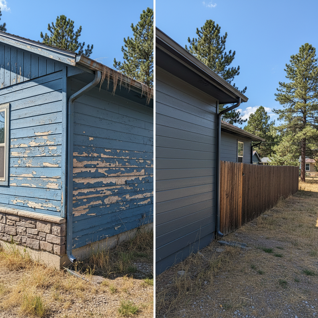 Completed commercial painting work at a residential property in Bozeman, MT
