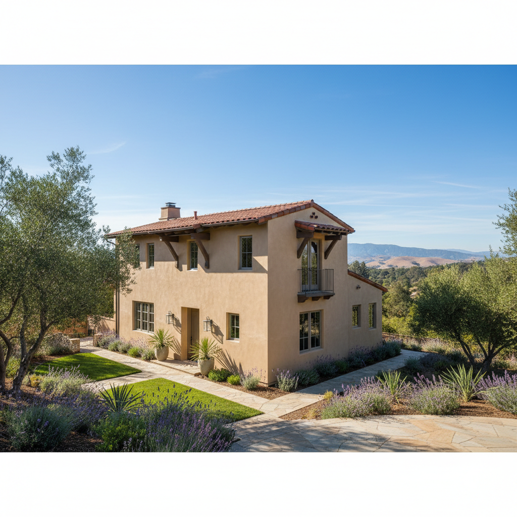 Completed commercial stucco work at a residential property in Cupertino, CA