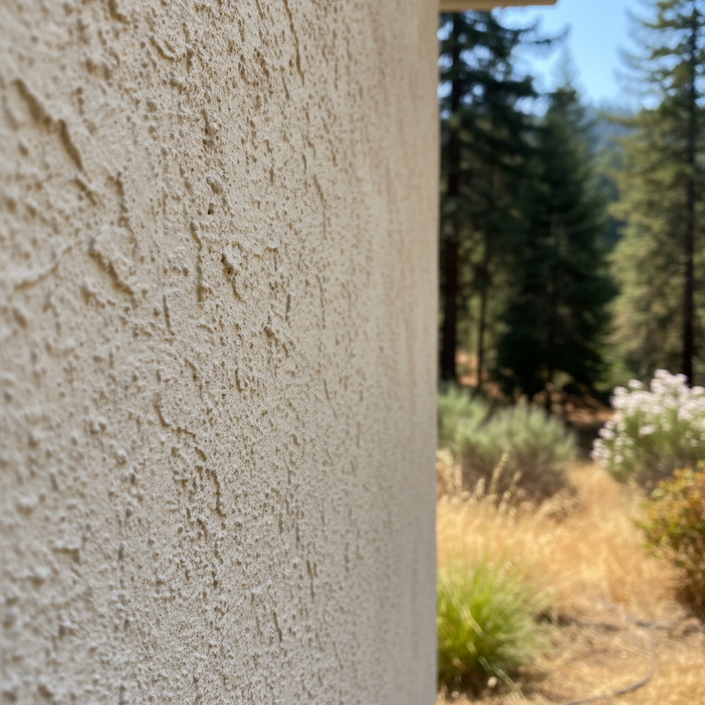 Completed stucco inspection work at a residential property in Ben Lomond, CA