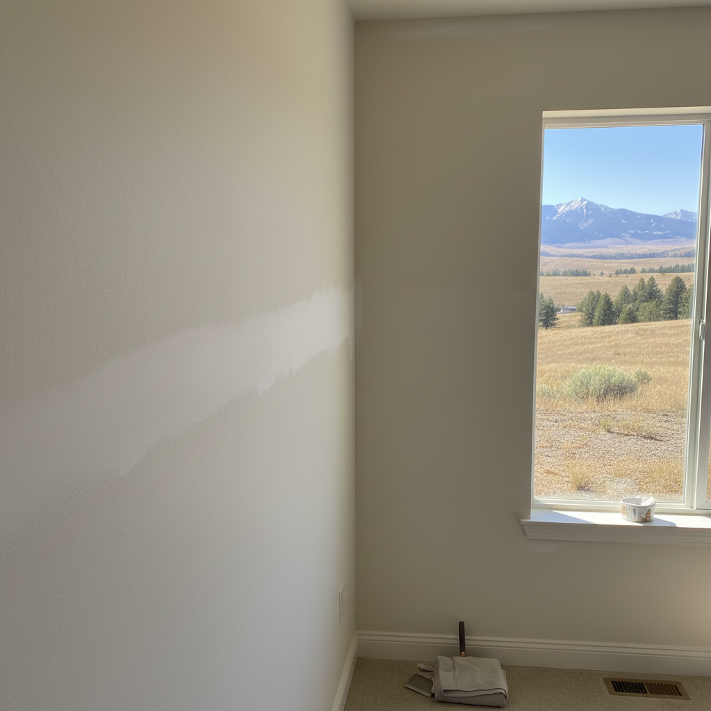 Completed drywall repair and painting work at a residential property in Great Falls, MT