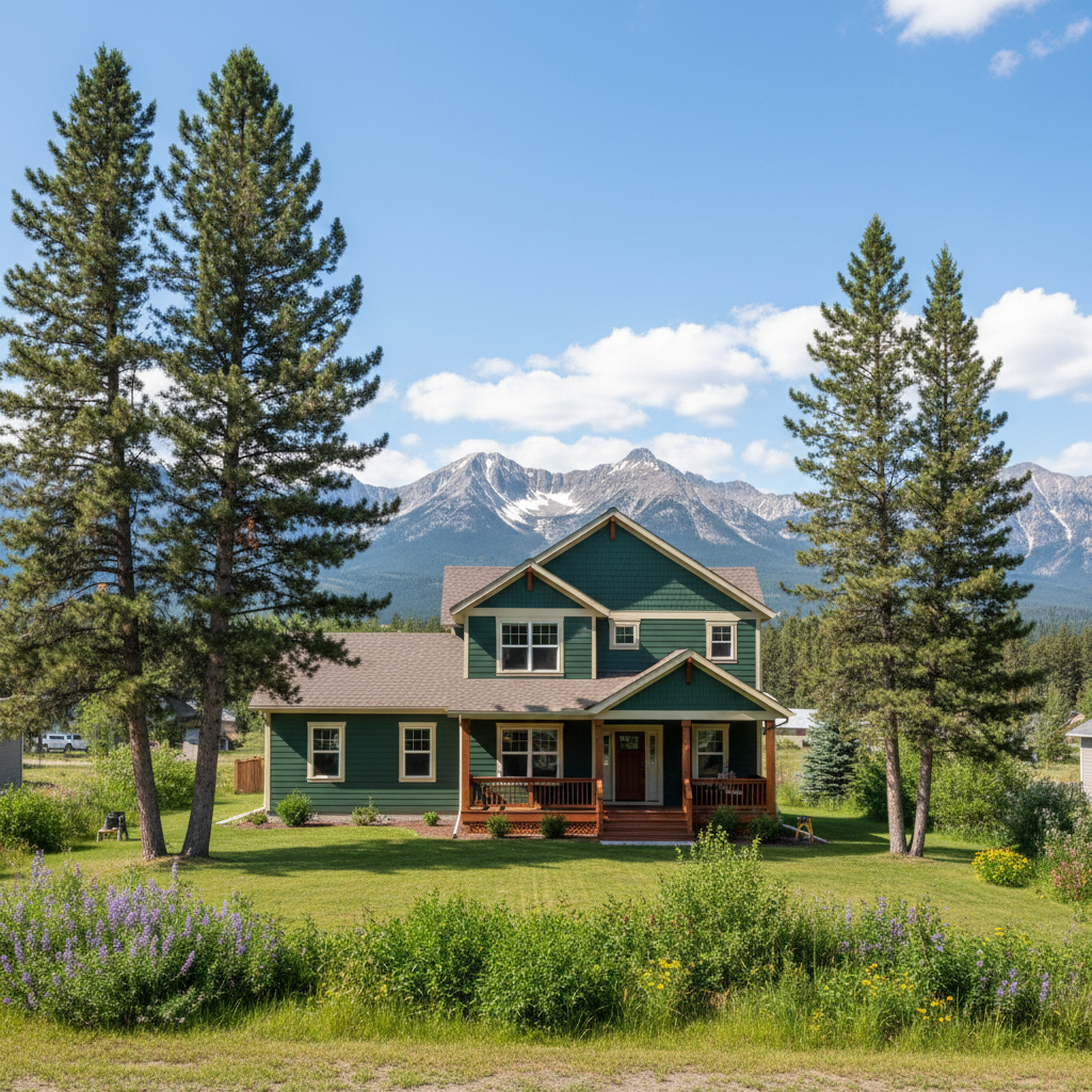Completed commercial painting work at a residential property in Whitefish, MT