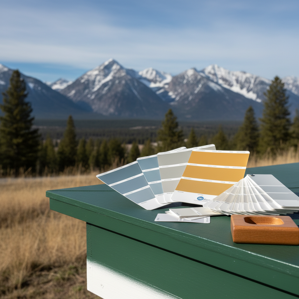 Completed color consultation work at a residential property in Kalispell, MT