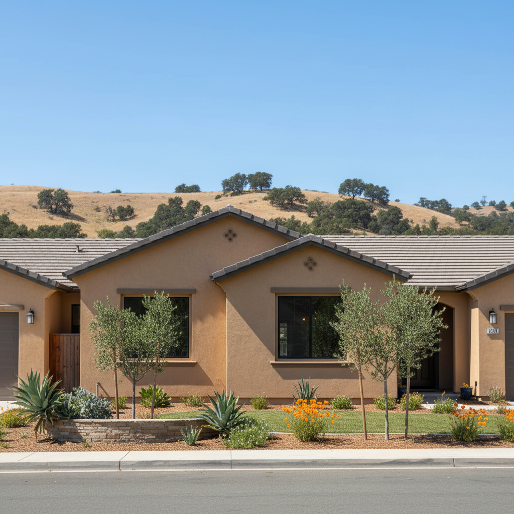 Completed commercial stucco work at a residential property in Campbell, CA