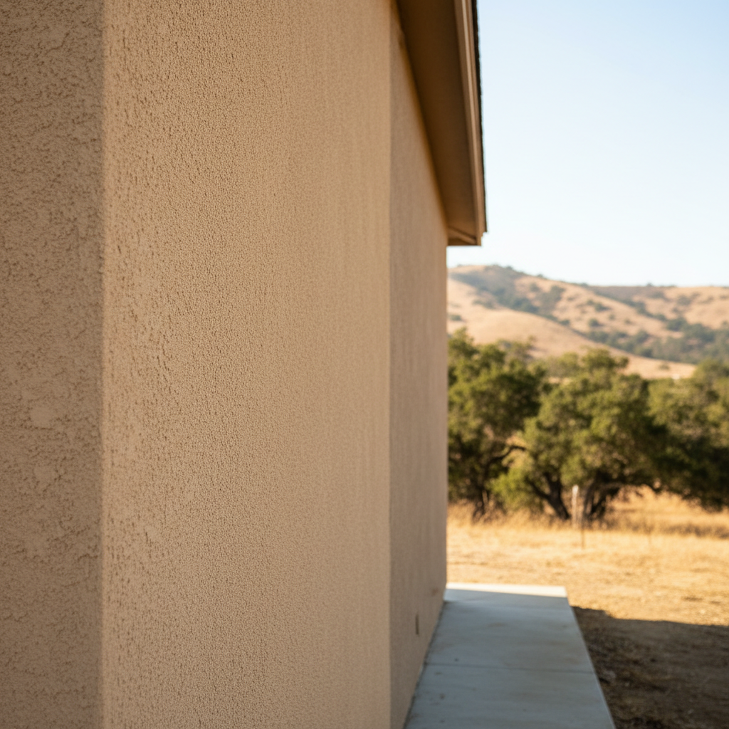 Completed stucco removal work at a residential property in Soledad, CA