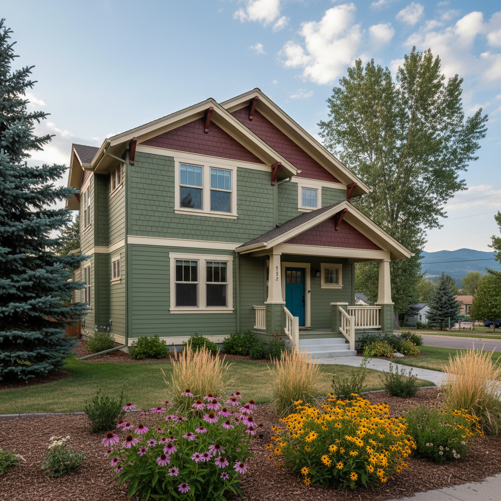 Completed color consultation work at a residential property in Missoula, MT